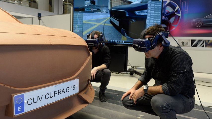 The first CUPRA in 3 design stages VR