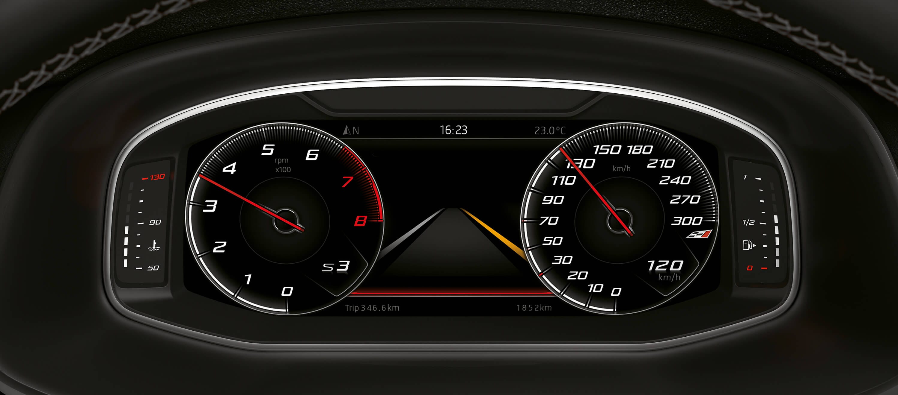 SEAT Leon CUPRA sports car lane assist – SEAT CUPRA Safety