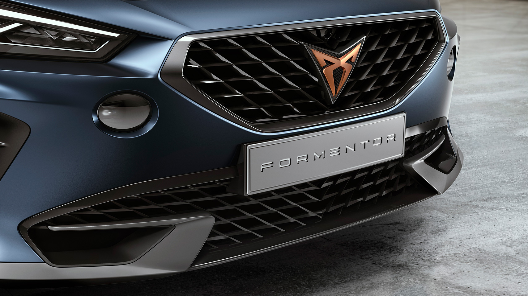 CUPRA CUV Formentor front grill view