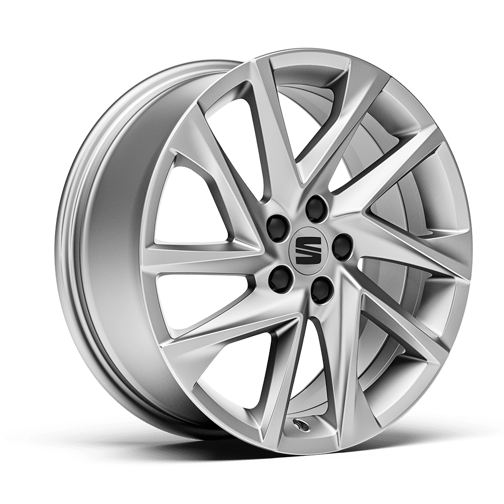 New SEAT Ibiza Dynamic alloy wheel 17 inch Brilliant Silver