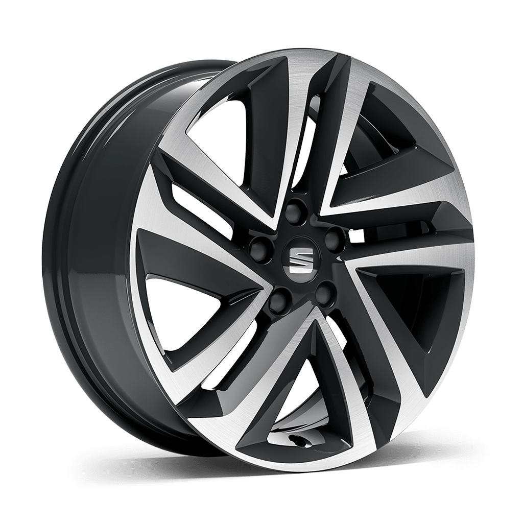 SEAT Tarraco SUV 7 seater design alloy wheels 18 inch machined