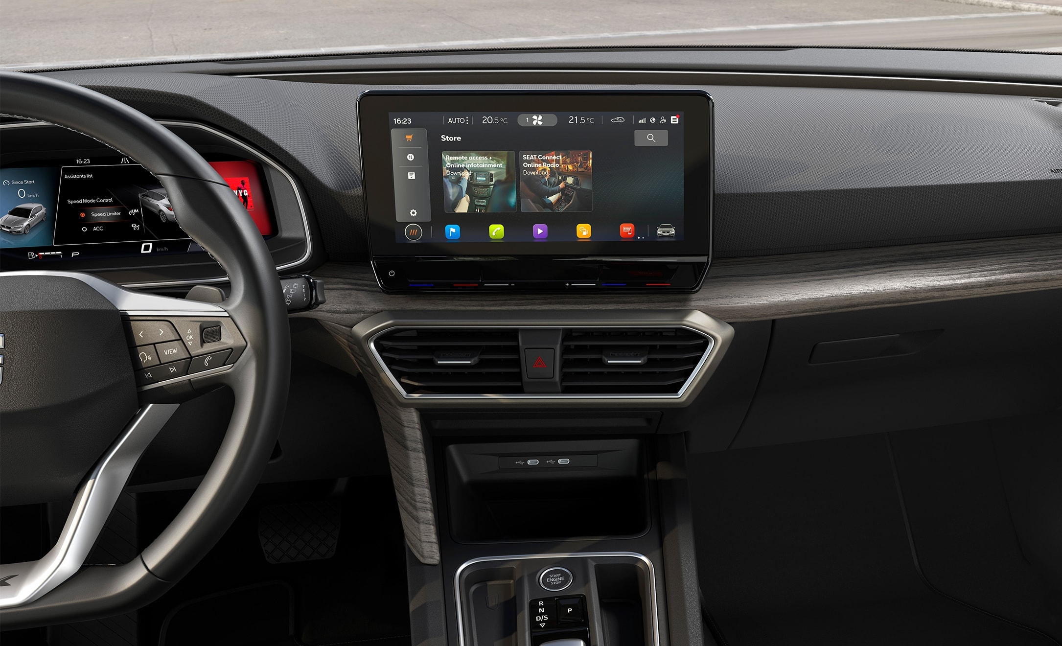 New SEAT Leon Sportstourer Navigation screen