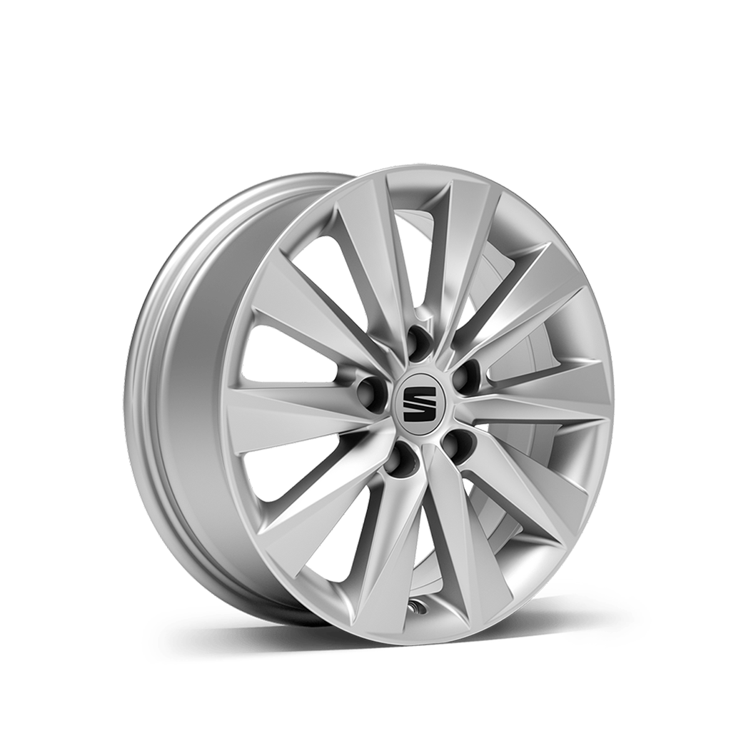 SEAT ateca 16 inch alloy wheel brilliant silver