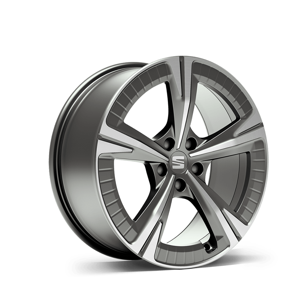 SEAT ateca 19 inch 36 6 aero wheel cosmo grey machined