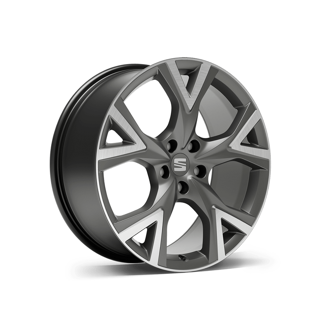 SEAT ateca 19 inch 36 9 alloy wheel cosmo grey machined