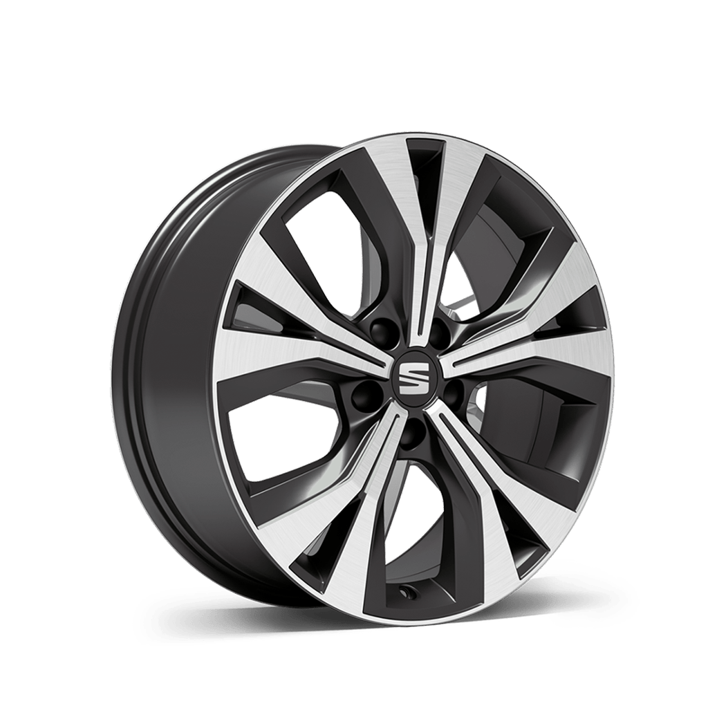 SEAT ateca 18 inch 36 2 alloy wheel nuclear grey machined