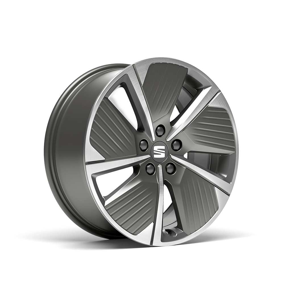 SEAT Leon 18 inch cosmo grey alloy wheel
