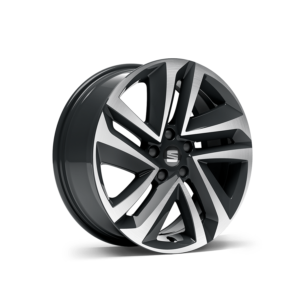 SEAT Tarraco SUV 7 seater design alloy wheels 18 inch machined