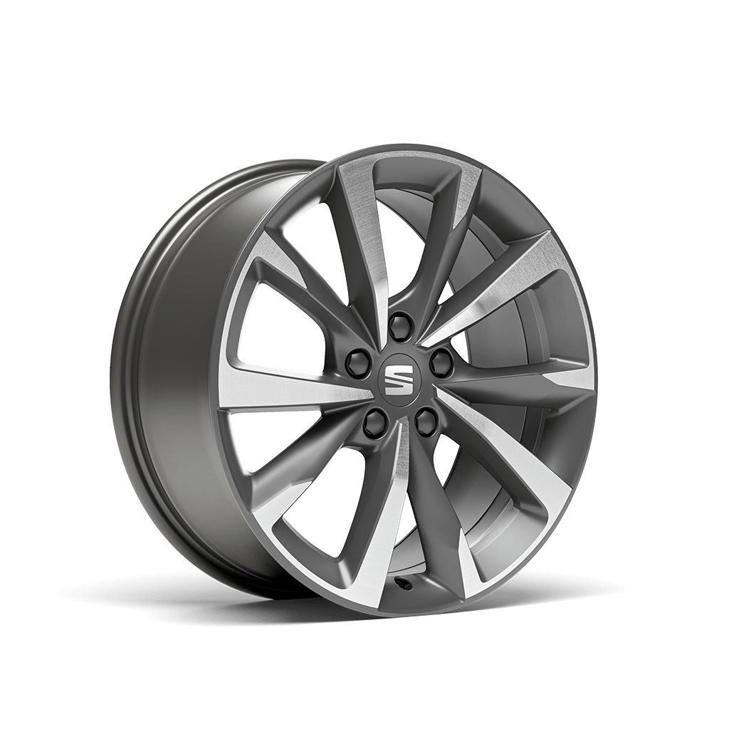 Performance 18″ Cosmo Grey Machined Alloy